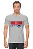 Заказать мужскую футболку в Москве. Футболка классическая FC Barcelona | FCB (2021) от 0x000000123 - готовые дизайны и нанесение принтов.