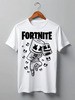 Заказать мужскую футболку в Москве. Футболка классическая Fortnite, Marshmello от geekbox - готовые дизайны и нанесение принтов.