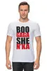 Заказать мужскую футболку в Москве. Футболка классическая BOO GAGA от Елена  - готовые дизайны и нанесение принтов.