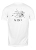 Заказать мужскую футболку в Москве. Футболка классическая ветер авторский рисунок  от Ульяна Загадкина - готовые дизайны и нанесение принтов.