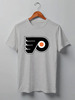 Заказать мужскую футболку в Москве. Футболка классическая Philadelphia Flyers / NHL USA от KinoArt - готовые дизайны и нанесение принтов.