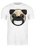 Заказать мужскую футболку в Москве. Футболка классическая улыбающаяся собака от sergei1807@yahoo.com - готовые дизайны и нанесение принтов.