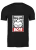 Заказать мужскую футболку в Москве. Футболка классическая |DOPE| от Coolprints - готовые дизайны и нанесение принтов.