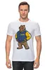 Заказать мужскую футболку в Москве. Футболка классическая Медведь от fanart - готовые дизайны и нанесение принтов.