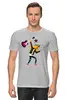 Заказать мужскую футболку в Москве. Футболка классическая Рок музыкант от T-shirt print  - готовые дизайны и нанесение принтов.