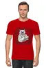 Заказать мужскую футболку в Москве. Футболка классическая polar bear от stepan gilev - готовые дизайны и нанесение принтов.