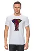 Заказать мужскую футболку в Москве. Футболка классическая Слон  от queen  - готовые дизайны и нанесение принтов.