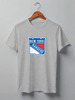 Заказать мужскую футболку в Москве. Футболка классическая New York Rangers / NHL USA от KinoArt - готовые дизайны и нанесение принтов.