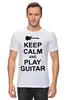 Заказать мужскую футболку в Москве. Футболка классическая Guitar от Vladec11 - готовые дизайны и нанесение принтов.