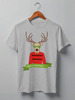 Заказать мужскую футболку в Москве. Футболка классическая Christmas Deer от Илья Щеблецов - готовые дизайны и нанесение принтов.