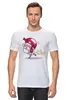 Заказать мужскую футболку в Москве. Футболка классическая Санта  пуки пуки от T-shirt print  - готовые дизайны и нанесение принтов.