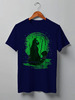 Заказать мужскую футболку в Москве. Футболка классическая Green Moon Cat от oneredfoxstore@gmail.com - готовые дизайны и нанесение принтов.