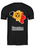 Заказать мужскую футболку в Москве. Футболка классическая Футбол Бельгии от skynatural - готовые дизайны и нанесение принтов.