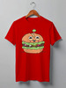 Заказать мужскую футболку в Москве. Футболка классическая Burgers от oneredfoxstore@gmail.com - готовые дизайны и нанесение принтов.