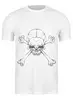 Заказать мужскую футболку в Москве. Футболка классическая Череп с костями от valezar - готовые дизайны и нанесение принтов.