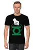 Заказать мужскую футболку в Москве. Футболка классическая Green Lantern  от crash - готовые дизайны и нанесение принтов.