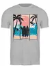 Заказать мужскую футболку в Москве. Футболка классическая Wild Surfers от oneredfoxstore@gmail.com - готовые дизайны и нанесение принтов.