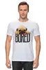 Заказать мужскую футболку в Москве. Футболка классическая ☹ BORED ☹ от balden - готовые дизайны и нанесение принтов.