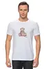 Заказать мужскую футболку в Москве. Футболка классическая Медвежонок от Мишкин парк - готовые дизайны и нанесение принтов.