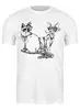 Заказать мужскую футболку в Москве. Футболка классическая Cats Here от oneredfoxstore@gmail.com - готовые дизайны и нанесение принтов.
