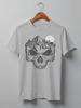 Заказать мужскую футболку в Москве. Футболка классическая Skull Biker от oneredfoxstore@gmail.com - готовые дизайны и нанесение принтов.