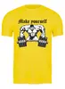 Заказать мужскую футболку в Москве. Футболка классическая GYM - SPORT от торгаш - готовые дизайны и нанесение принтов.