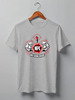Заказать мужскую футболку в Москве. Футболка классическая NPC red grey t-shot wear от KinoArt - готовые дизайны и нанесение принтов.