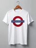 Заказать мужскую футболку в Москве. Футболка классическая ☮The London Underground☮ от balden - готовые дизайны и нанесение принтов.