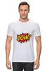 Заказать мужскую футболку в Москве. Футболка классическая Pooow! от ivanium - готовые дизайны и нанесение принтов.