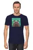 Заказать мужскую футболку в Москве. Футболка классическая Bear Here от oneredfoxstore@gmail.com - готовые дизайны и нанесение принтов.