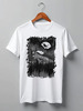 Заказать мужскую футболку в Москве. Футболка классическая Over The Train от oneredfoxstore@gmail.com - готовые дизайны и нанесение принтов.