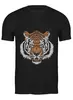 Заказать мужскую футболку в Москве. Футболка классическая Взгляд тигра от Виктор Гришин - готовые дизайны и нанесение принтов.