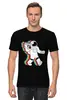 Заказать мужскую футболку в Москве. Футболка классическая Музыкальный астронафт от Lusi - готовые дизайны и нанесение принтов.