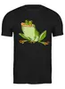 Заказать мужскую футболку в Москве. Футболка классическая Упитанный жабец от Фридрих Реш - готовые дизайны и нанесение принтов.