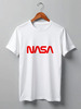 Заказать мужскую футболку в Москве. Футболка классическая NASA  от DESIGNER   - готовые дизайны и нанесение принтов.