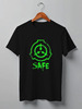 Заказать мужскую футболку в Москве. Футболка классическая SCP, Safe от geekbox - готовые дизайны и нанесение принтов.