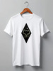 Заказать мужскую футболку в Москве. Футболка классическая Fox Here от oneredfoxstore@gmail.com - готовые дизайны и нанесение принтов.