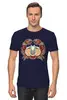 Заказать мужскую футболку в Москве. Футболка классическая Зодиак - Рак от BAD OWL - готовые дизайны и нанесение принтов.