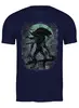 Заказать мужскую футболку в Москве. Футболка классическая Aliens от oneredfoxstore@gmail.com - готовые дизайны и нанесение принтов.