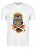 Заказать мужскую футболку в Москве. Футболка классическая Mysterious Owl от priceless - готовые дизайны и нанесение принтов.