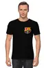 Заказать мужскую футболку в Москве. Футболка классическая Барселона от queen  - готовые дизайны и нанесение принтов.