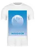 Заказать мужскую футболку в Москве. Футболка классическая Луна днем от tanashtanko@yandex.ru - готовые дизайны и нанесение принтов.
