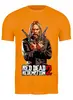 Заказать мужскую футболку в Москве. Футболка классическая  Red Dead Redemption 2    от ПРИНТЫ ПЕЧАТЬ  - готовые дизайны и нанесение принтов.
