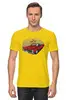 Заказать мужскую футболку в Москве. Футболка классическая Машинка    от T-shirt print  - готовые дизайны и нанесение принтов.