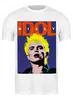 Заказать мужскую футболку в Москве. Футболка классическая Billy Idol от Fedor - готовые дизайны и нанесение принтов.