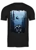 Заказать мужскую футболку в Москве. Футболка классическая Ski Ride от oneredfoxstore@gmail.com - готовые дизайны и нанесение принтов.