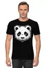 Заказать мужскую футболку в Москве. Футболка классическая панда от queen  - готовые дизайны и нанесение принтов.