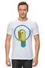 Заказать мужскую футболку в Москве. Футболка классическая Попугай от Wax  - готовые дизайны и нанесение принтов.