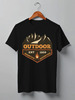 Заказать мужскую футболку в Москве. Футболка классическая Mountains от oneredfoxstore@gmail.com - готовые дизайны и нанесение принтов.