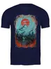 Заказать мужскую футболку в Москве. Футболка классическая Mountain Bike от oneredfoxstore@gmail.com - готовые дизайны и нанесение принтов.